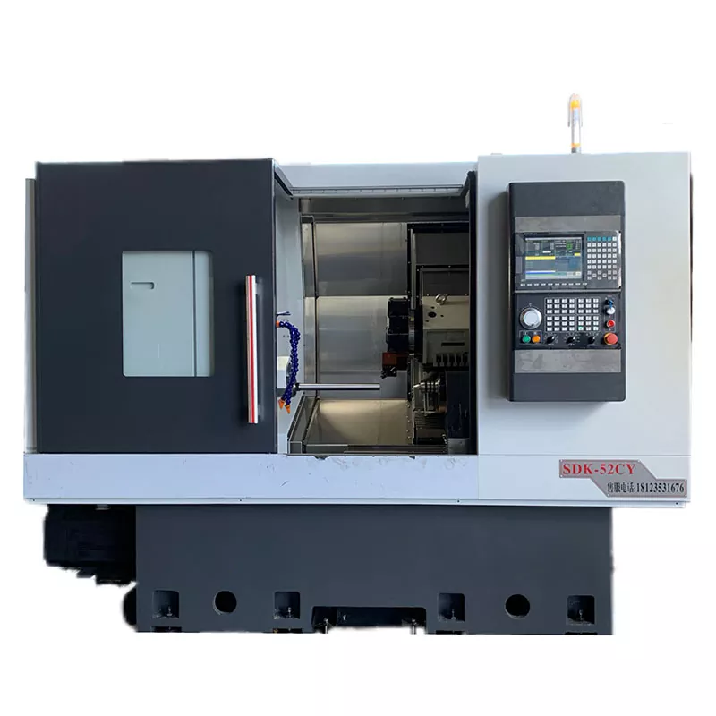 Máy công cụ cnc hợp chất quay trục y-trục y được nội suy